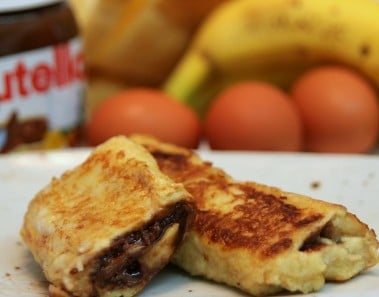 Banana Nutella French Toast Recipe – CookingWithAlia – Episode 371