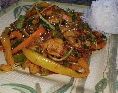 Boneless Chicken Thighs with Bell Pepper | Bell Pepper Chicken Recipe | Punjabi Style Chicken Recipe