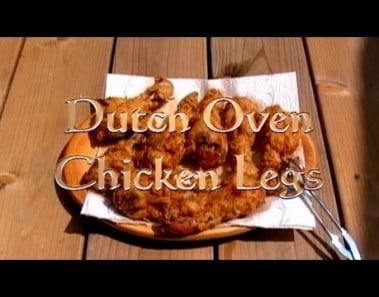 Buttermilk fried Chicken Legs, Dutch Oven, how to video recipe littleGasthaus