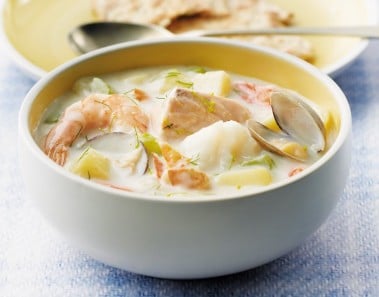 Classic Maritime Seafood Chowder | 2010 Milk Calendar Recipe
