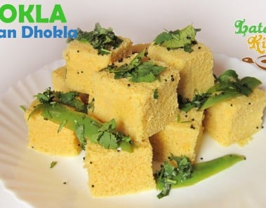 Dhokla – Instant Khaman Dhokla Recipe Video — Gujarati Indian Vegetarian Snack by Lata Jain