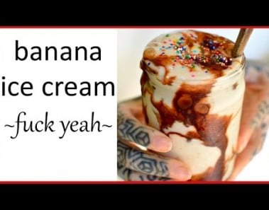 Easy & Fast Banana Ice Cream Recipe – Dairy Free – Low Fat Vegan