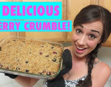 How To make DELICIOUS Berry crumble!