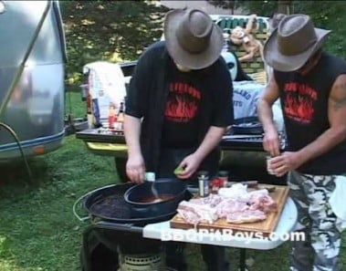 Pork Steaks and Beans by the BBQ Pit Boys