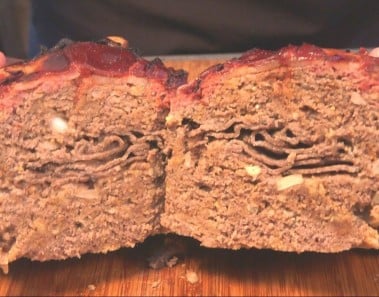 Roast Beef Stuffed Meatloaf recipe by the BBQ Pit Boys