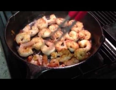 Spicy shrimp appetizer