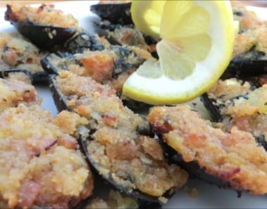 Stuffed Mussel Recipe – Stuffed and Grilled Mussels – Seafood Appetizer Recipe