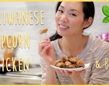 Taiwanese Popcorn Chicken with Basil recipe