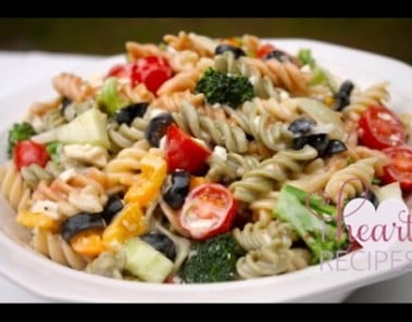 The BEST Creamy Italian Pasta Salad Recipe – I Heart Recipes