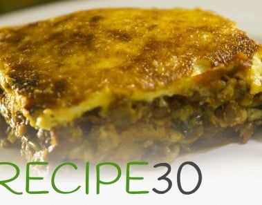 Vegetarian Moussaka recipe