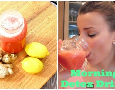Watermelon Ginger Detox Drink: Morning Cleanse