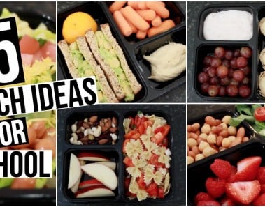 5 Quick and Healthy Back to School Lunch Ideas