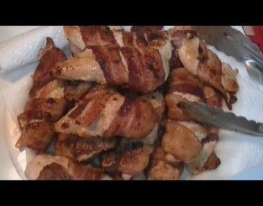 Bacon Wrapped Chicken Tenders!  What’s for Dinner?  Noreen’s Kitchen!
