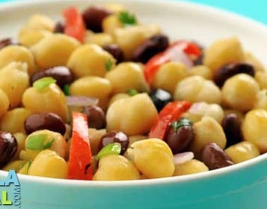 Bean and Capsicum Salad (Protein and Fibre Rich Recipe) by Tarla Dalal