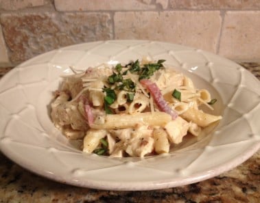 Chicken Alfredo Penne Pasta