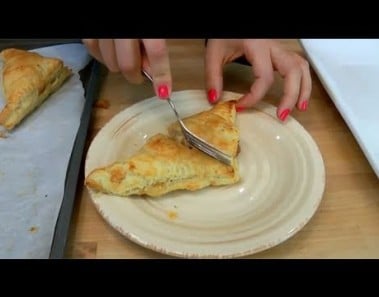 Chicken Cacciatore Turnovers w/ Italian Cheese & Herb Philadelphia Cooking Creme – by Laura Vitale
