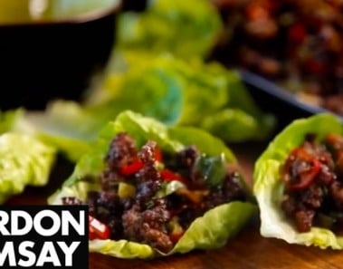 Chilli Beef Lettuce Wraps – Gordon Ramsay