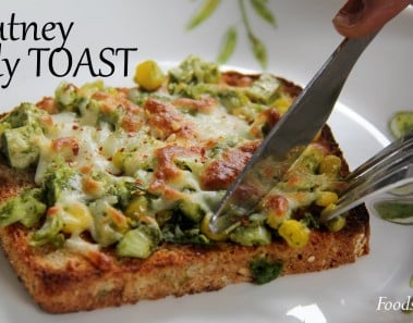Chutney Cheese Toast | Easy Indian Vegetarian Appetizer and Evening Snacks Recipes by Shilpi