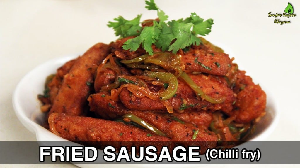 Fried Sausage Stir Fry Sanjeev Kapoor Khazana Recipe Flow