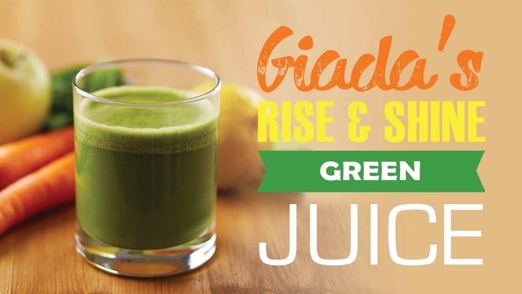 Giada's Rise and Shine Green Juice recipe made using a Vitamix or