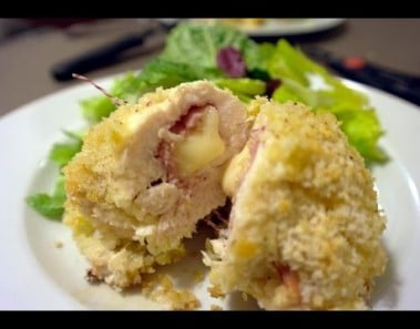 Healthier (and French!) Chicken Cordon Bleu Recipe