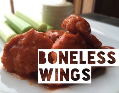 Healthy Boneless Buffalo Chicken Wings Recipe | How To Make Low Fat and Low Carb Boneless Wings