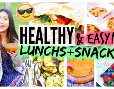 Healthy Lunch + Snack Ideas for School ♡ EASY & AFFORDABLE!