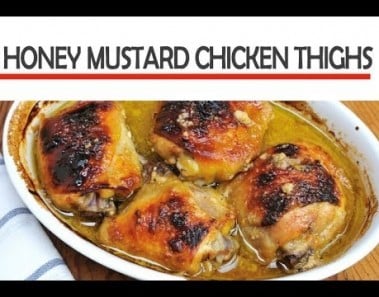 Honey Mustard Chicken Thighs Recipe