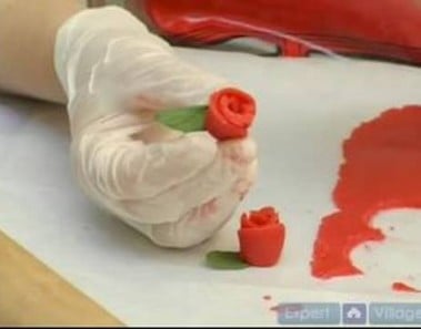 How To Make Marzipan Candy & Cake Decorations : Marzipan Rose Dessert Recipe