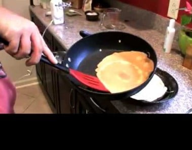 Japanese crepe recipe.