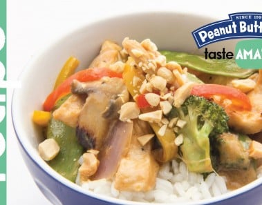 Peanut Butter Chicken Stir Fry recipe
