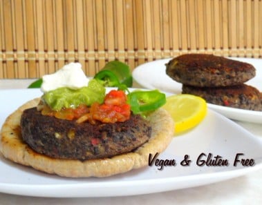 Quick Healthy Black Bean Burger Video Recipe by Bhavna – Vegan & Gluten Free