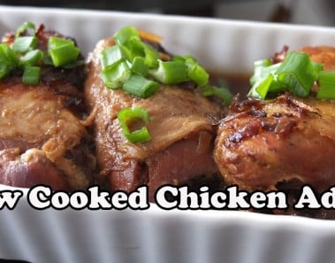 Slow Cooked Filipino Chicken Adobo