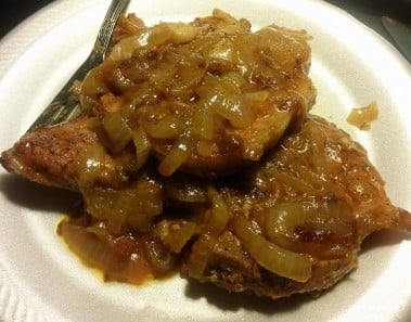Smothered Pork Chops With Onions & Gravy Recipe