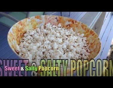 Sweet & Salty Popcorn recipe cheekyricho