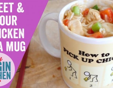 SWEET & SOUR CHICKEN IN A MUG