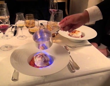 Baked Alaska with Alain Ducasse at Le Dali in Paris