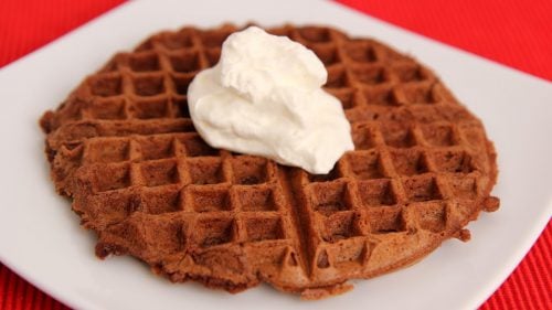 Chocolate Waffles Recipe – Laura Vitale – Laura in the Kitchen Episode 546