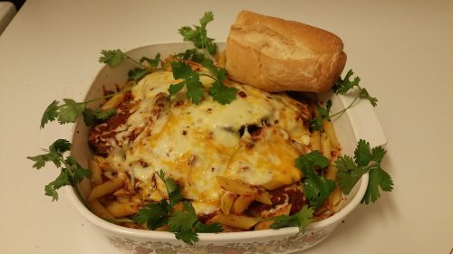 Eggplant Parmesan with Ziti (Penne) Recipe