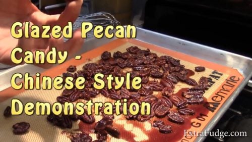 Glazed Pecan Candy Recipe Demonstration