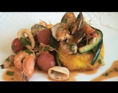 How To Cook Fried Risotto Cake With Seafood