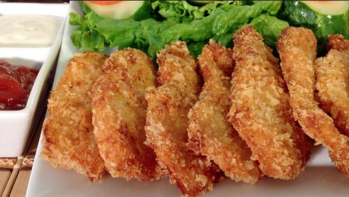 How To Make Chicken-Nuggets-Comfort Finger Food Recipes-Party Appetizers-Panko