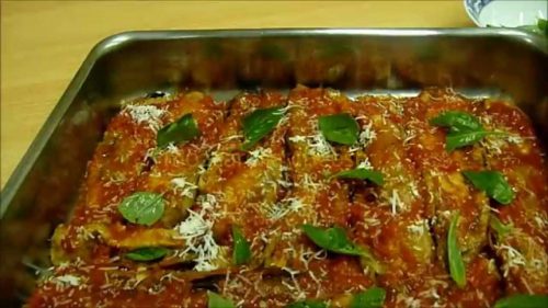 Italian Food Parmigiano Eggplant (lasagna recipe)