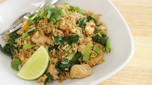 Kale & Chicken Fried Rice – Hot Thai Kitchen!