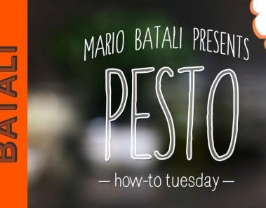 Mario Batali’s How-To Tuesday: Pesto