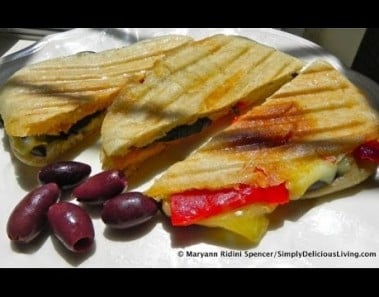 Simply the Best Grilled Veggie & Cheese Panini