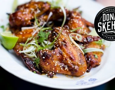 THE BEST Spicy Sticky Chicken Wings!