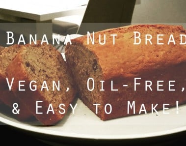 Vegan Banana Nut Bread – Oil-Free, Healthy, & Easy to Make! Take My Veganity Baking Recipe