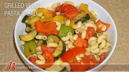 Grilled Veggie Pasta Salad by Manjula