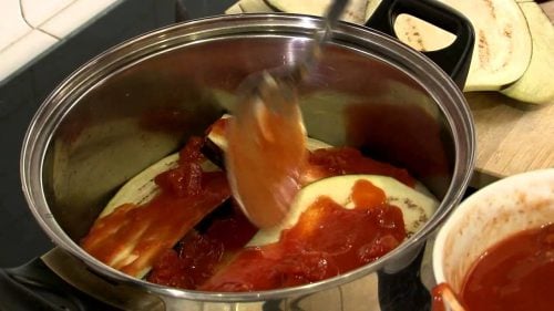 How To Cook – Healthy Eggplant Casserole Recipe Part 2 Vegetarian Imambaildi.